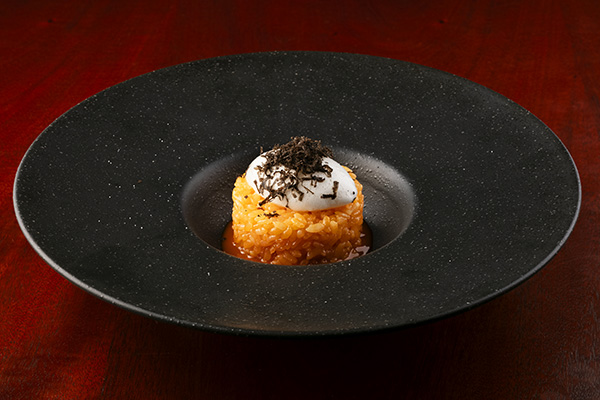 French TKG (Rice with raw egg) with fresh truffles