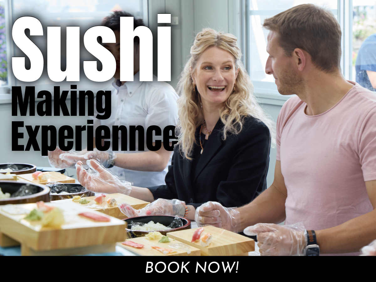 Now Accepting Reservations for the Authentic Sushi-Making Experience “Sushi TOKYO”