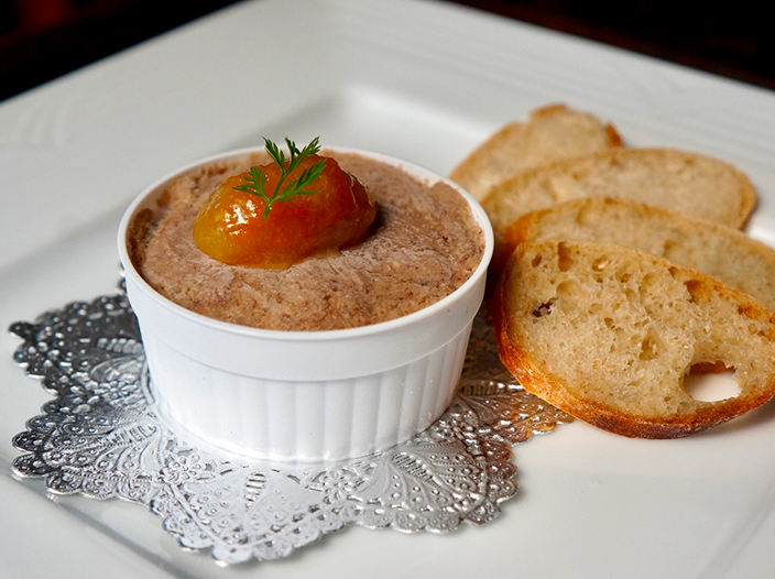 信州産ジビエペースト 自家製バゲット添え