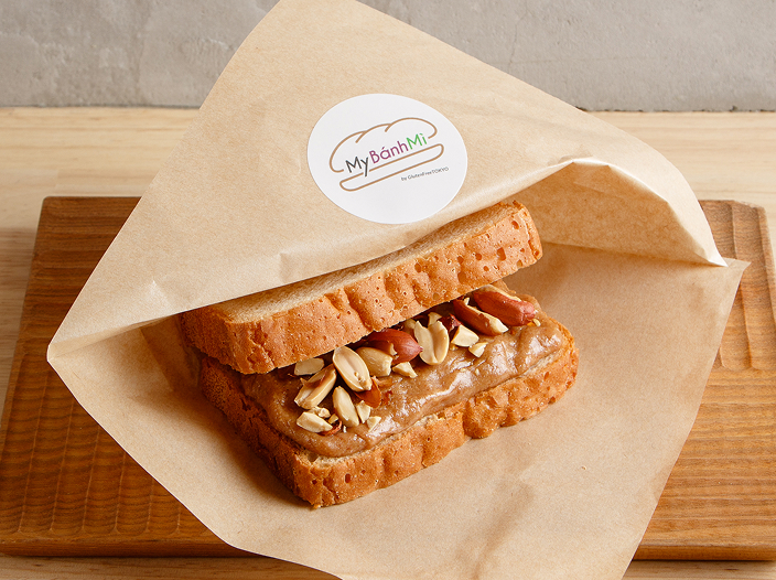 VEGAN自家製ピーナッツバターサンド