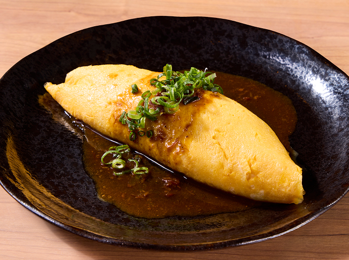 江戸前 牛すじ味噌煮込みオムレツ