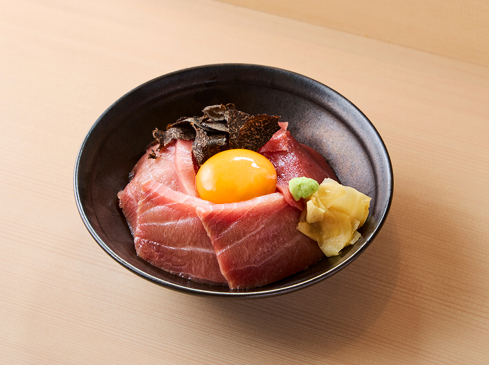 Premium Tuna Rice Bowl with Truffle Egg Yolk