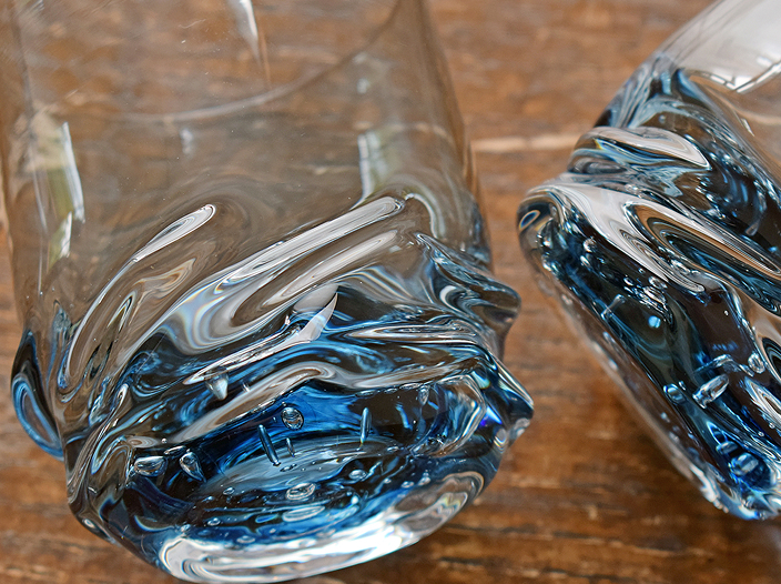 能登藍 流 ロックグラス