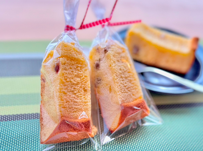 朱鷺めきっ粉シフォンケーキ