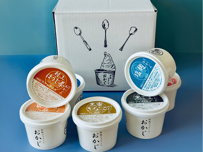 Japanese gelato set