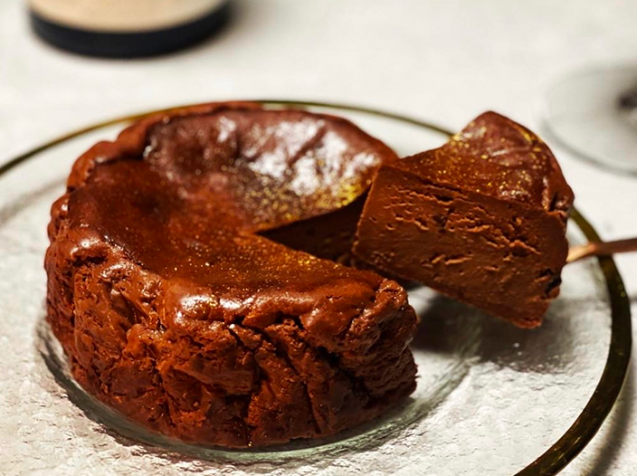 Cacao and Mascarpone cheesecake