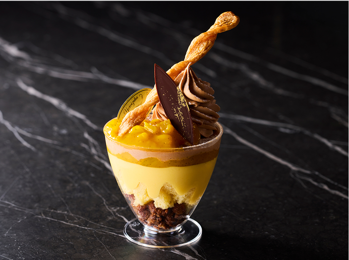 マンゴーとショコラのパルフェ