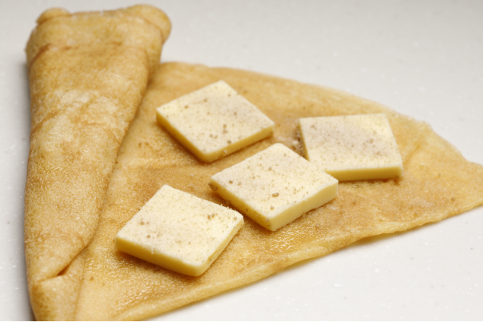 フランス産AOPバターと砂糖のクレープ