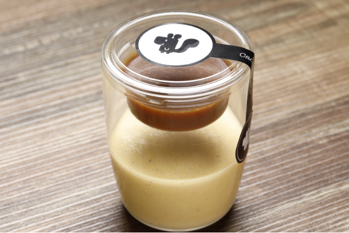 なめらかなバニラカスタードプリン