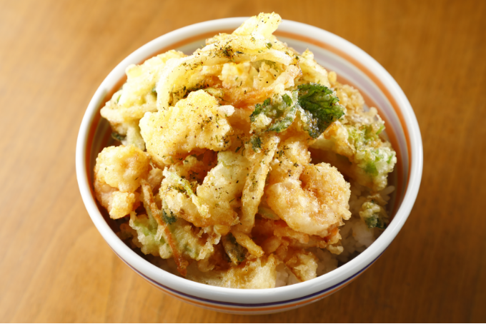 海鮮ばら揚げ天丼