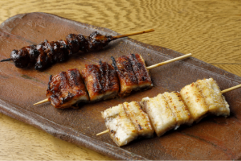 食べ比べセット （蒲焼、白焼、肝）