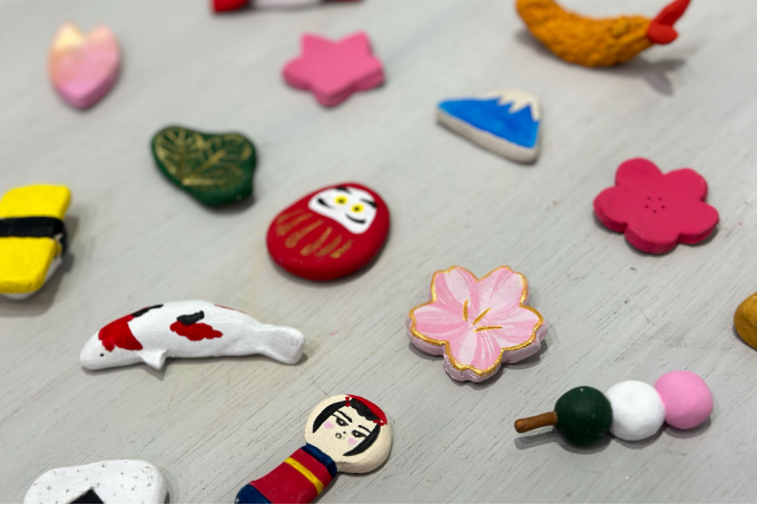 陶器箸置きの絵付けワークショップ