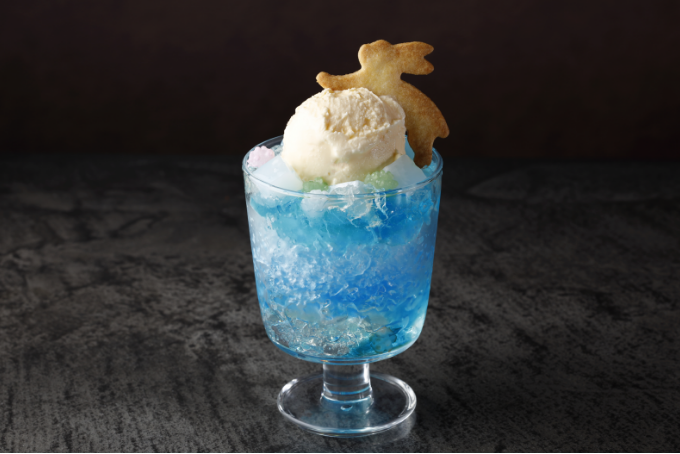 青空パフェ ジビエクッキー添え