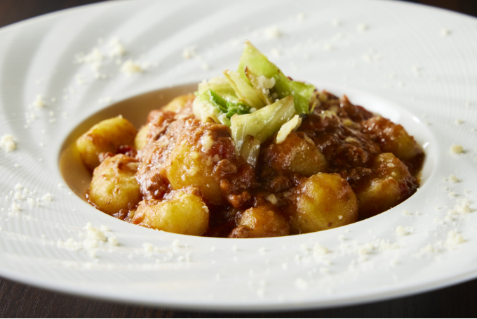 中富良野産じゃがいものニョッキ〜中富良野産鹿肉のラグーソース〜